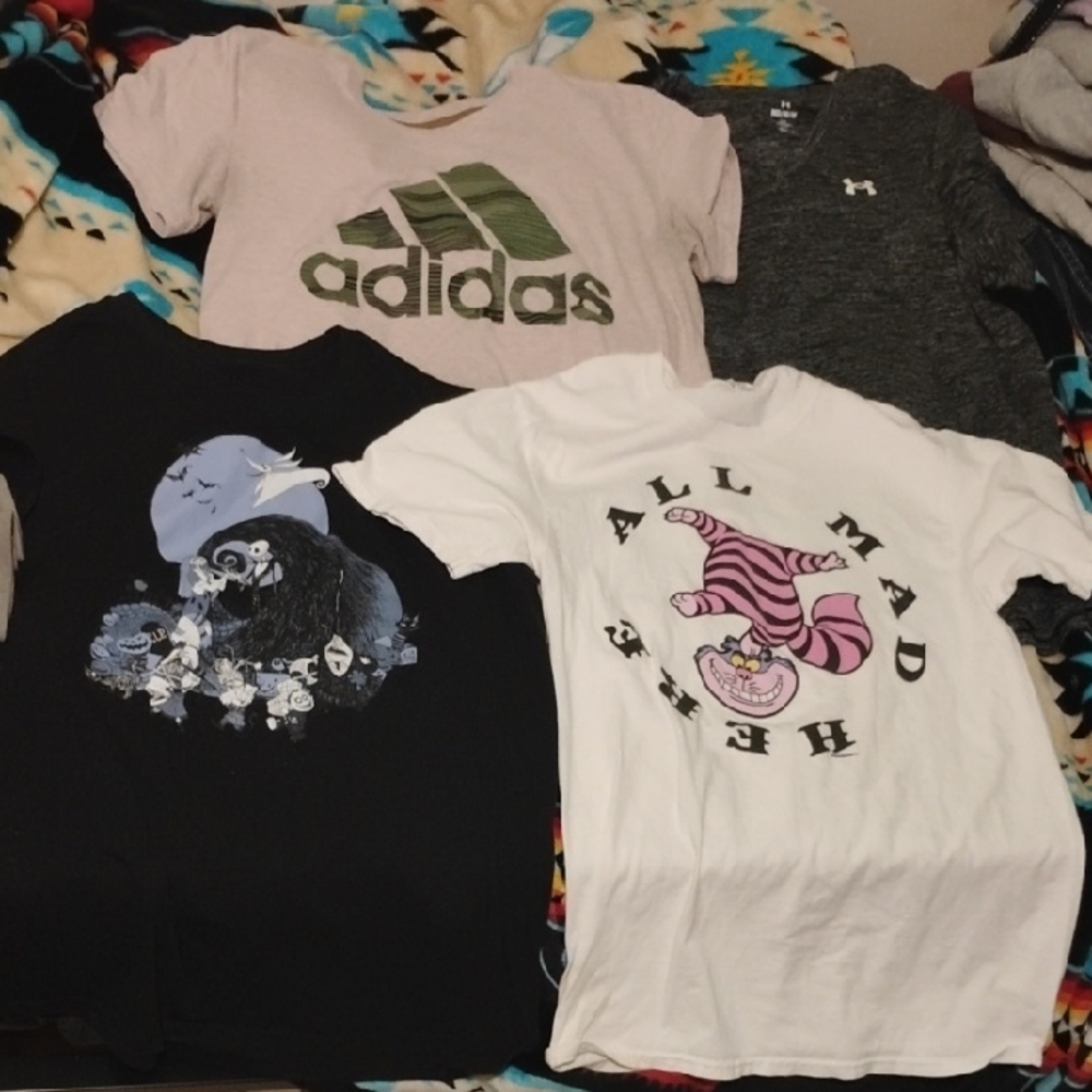 Adidas Kids Olive Logo Tee